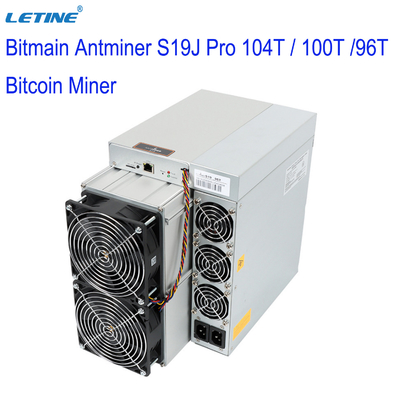 Υπέρ 104T 100T 96T S19 95T 90T Asic Blockchain BTC αποθεμάτων ανθρακωρύχος Bitmain Bitcoin Antminer S19J