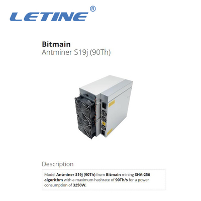 Bitmain Asic Antminer S19J 90T 3100W για τον ΥΠΈΡ 104T S19 ΥΠΈΡ 110T BTC Bitcoin ανθρακωρύχο μυρμηγκιών ανθρακωρύχων S19J