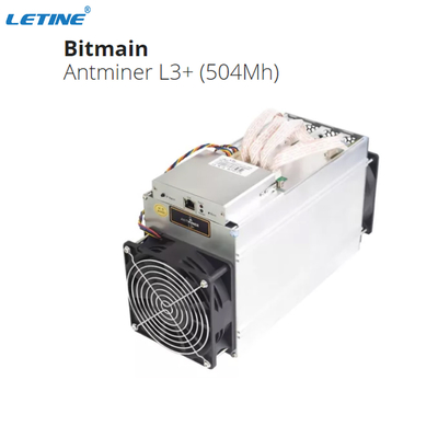 Χρησιμοποιημένος Doge LTC Scrypt Antminer L3+ L3++ 504Mh 600MH ανθρακωρύχος από δεύτερο χέρι