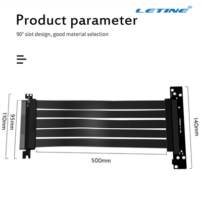 Καλώδιο 200mm 300mm 150mm μεταλλείας μερών GPU ανθρακωρύχων Asic καλωδίων PCIE