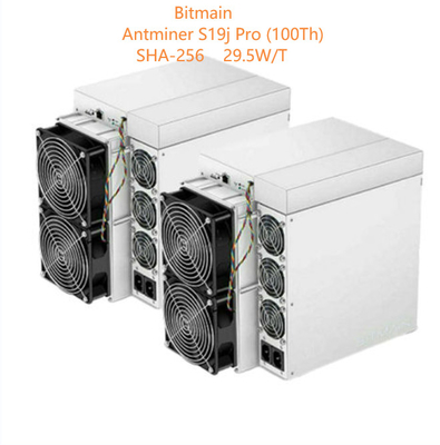 Ανθρακωρύχος Antminer S19j υπέρ 100ο SHA256 3050W Bitcoin Asic εισαγωγής εναλλασσόμενου ρεύματος