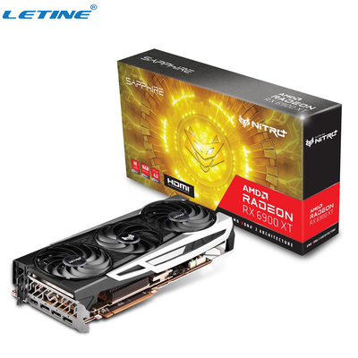 16GB διακοσοπενηνταεξάμπιτος DDR6 Gpu σάπφειρος καρτών ανθρακωρύχων τηλεοπτικός νιτρο + Radeon RX 6900 XT AMD