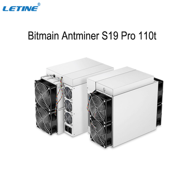 Crypto Bitmain Antminer S19 υπέρ 110t BTC S19PRO S19J ΥΠΈΡ 104T 100T 96T μηχανών ανθρακωρύχων Asic Bitcoin κεντρικός υπολογιστής μεταλλείας