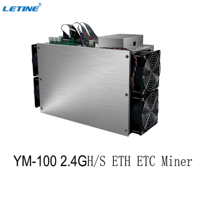 Ym-100 Crypto αλγορίθμου Ethash ανθρακωρύχων Asic ETH ανθρακωρύχος μηχανών μεταλλείας Ethereum 2400MH 2200M 2100M Blockchain