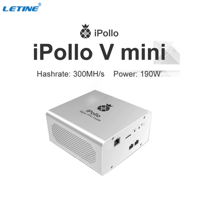 Χαμηλός θόρυβος iPollo V1 Mini SE 200Mh/S 116W EtHash Αλγόριθμος ETHW ETC Aisc Miner iPollo V1 Mini SE