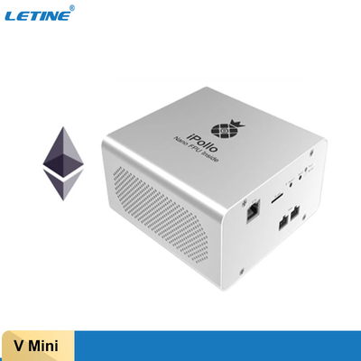 Μίνι ETH δύναμη Consumation 224W Hashrate 300MH ανθρακωρύχων IPollo V1 με την εγχώρια μεταλλεία PSU