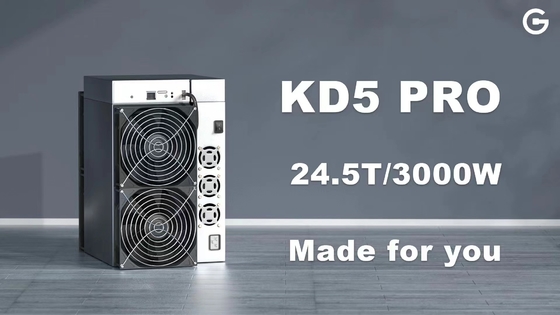 υπέρ 24.5TH/S KDA ανθρακωρύχων 3000W Goldshell Asic ανθρακωρύχος νομισμάτων Letine Goldshell KD5