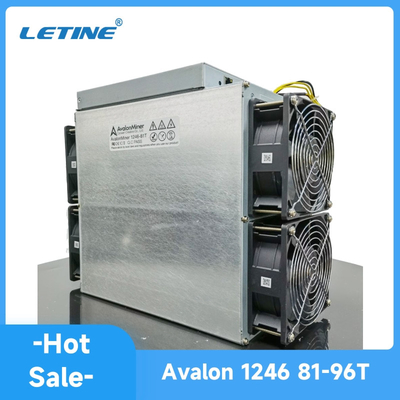 81ος BTC Aisc Letine ανθρακωρύχος SHA 256 Canaan Avalon 1166pro διεπαφή Ethernet αλγορίθμου