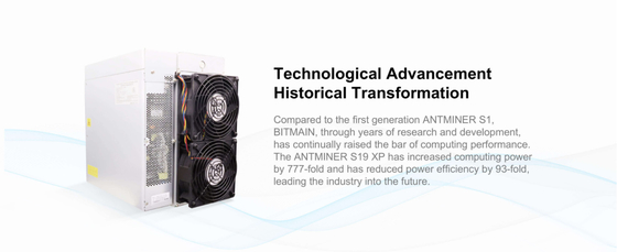 Letine 141ο 3010W Asic Bitmain Antminer S19 XP Sha-256 αλγόριθμος Bitmain Asic Antminer