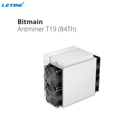 84ος S Asic Antminer T19 Blockchain Bitmain κεντρικός υπολογιστής μεταλλείας ανθρακωρύχων Antminer T19 84ο T19