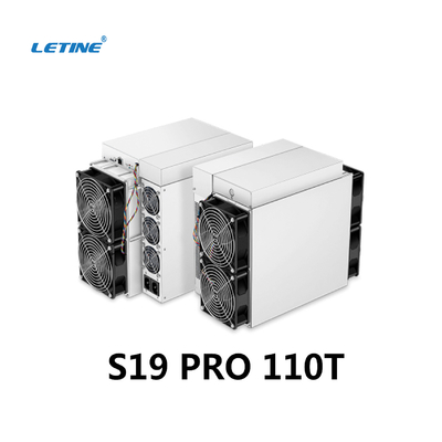 Το Bitmain antminer s19pro 110T στο απόθεμα παραδίδει γρήγορα την ΥΠΈΡ asic αξία ανθρακωρύχων S19