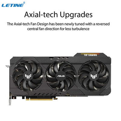 Nvidia Geforce RTX 3090 RGB κάρτα γραφικών τυχερού παιχνιδιού καρτών γραφικών 24GB