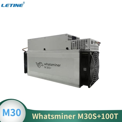 Μηχανή μεταλλείας Whatsminer M30S+ ASIC MicroBT SHA 256 100Th/S 3400W 102T 104T