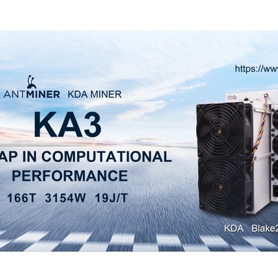 Μηχανή μεταλλείας KA3 166T 3154W Bitmain Asic Antminer KDA KA3 166T LETINE