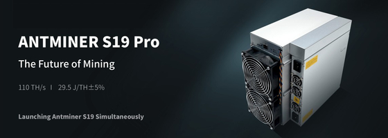 Υπέρ μηχανή μεταλλείας κομματιών Antminer S19j Asic Bitmain Antminer 90T 95T 100T 102T 104T 110T