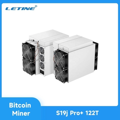 Ανθρακωρύχος S19j Pro+ Bitmain Aisc Antminer 122T 3355W BTC/BCH/BSV SHA256 Bitcoin Asic