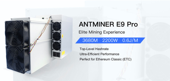 Υπέρ (3.68Gh) το /s 2200W ETH κ.λπ. EThw ETF E9 Bitmain υπέρ ανθρακωρύχος Bitmain Blockchain ανθρακωρύχων Antminer E9