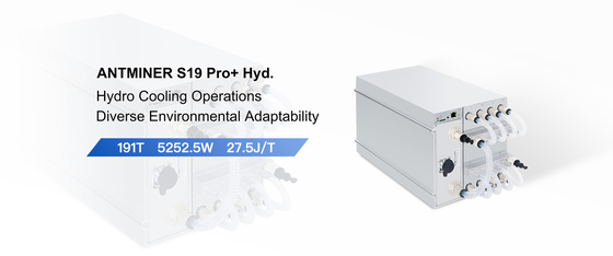 Antminer S19 Pro+ XYD (198ο) από τον ανθρακωρύχο υδρόψυξης BTC μεταλλείας 198Th/s 5445W Bitmain