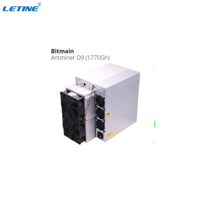 Crypto μεταχειρισμένη D7 1286G Asic ανθρακωρύχων νομισμάτων εξόρμησης D9 1770Gh Bitmain Antminer D9 μηχανή μεταλλείας ανθρακωρύχων Blockchain ανθρακωρύχων