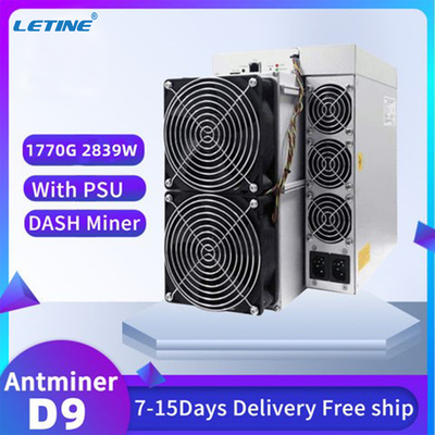 Αλγόριθμος 2839w Bitmain Asic Antminer D9 1770Gh X11 διεπαφών Ethernet