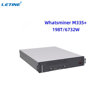 Υδρο δροσίζοντας Bitcoin ορυκτός ανθρακωρύχος Whatsminer M33S++ Asic διαχωριστών Whatsminer M33