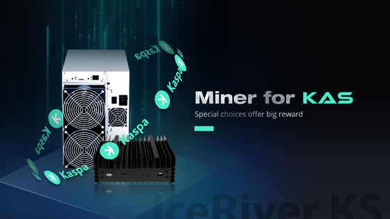 Iceriver KAS100 GH/S Hashrate, εισαγωγή τάσης εναλλασσόμενου ρεύματος 100-240V, σύνδεση Ethernet