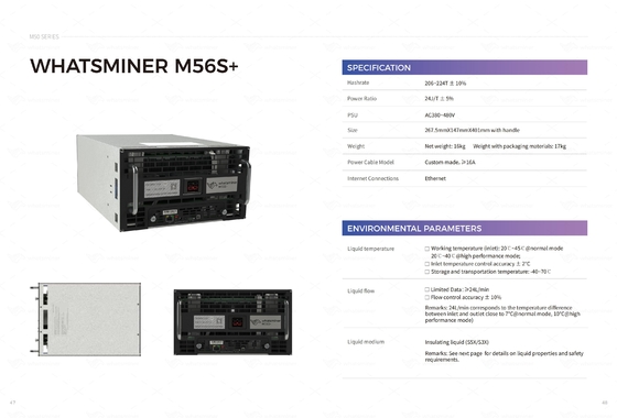 Υδρο υδρόψυξη ψύξης MicroBT Whatsminer M56s 194t 222t M53s++ 22j/T