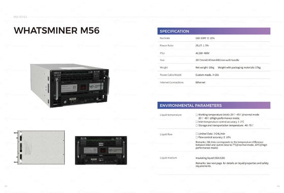 Υδρο υδρόψυξη ψύξης MicroBT Whatsminer M56s 194t 222t M53s++ 22j/T