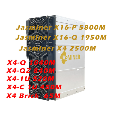 Ανθρακωρύχος Jasminer x16-q Jasminer X4 X4-1U x4-q οικιακού Jasminer x16-π 5800Mh/s 1900W κ.λπ. ZIL Asic