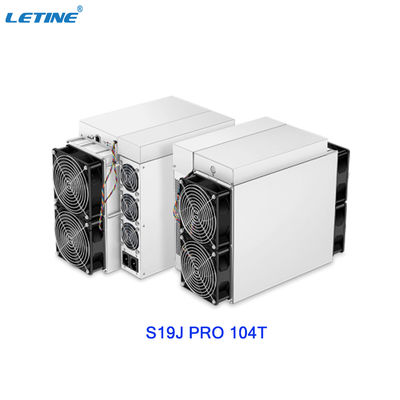 Υπέρ 104η APW12 Bitmain μηχανή μεταλλείας παροχής ηλεκτρικού ρεύματος Antminer S19j 29.5w/T BTC