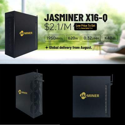 Jasminer x16-q 1950M αθόρυβη κ.λπ. μηχανή εγχώριας μεταλλείας Etchash Ethash ανθρακωρύχων 8GB 620W