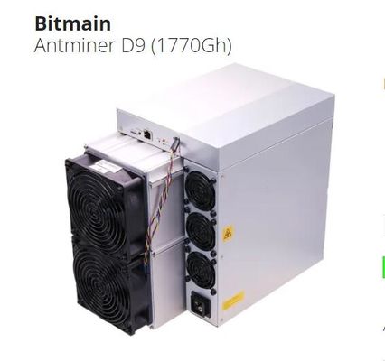 Crypto Mining Bitmain Antminer D9 1.77 Th/S Διασύνδεση Ethernet με 4 ανεμιστήρες