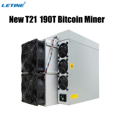 Antminer T21 Bitcoin Asic Miner BTC/BCH/BSV SHA256 Χημικό ψύξης αέρα 190T 3610W 19.0J/T