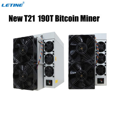 Antminer T21 Bitcoin Asic Miner BTC/BCH/BSV SHA256 Χημικό ψύξης αέρα 190T 3610W 19.0J/T