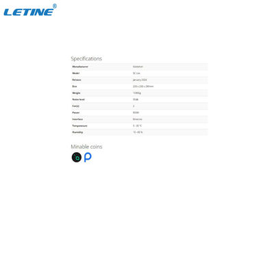 SC Lite Goldshell Asic Miner Blake2B-Sia Αλγόριθμος 4.4Th/S SiaCoin ScPrime