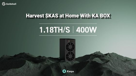 KAS Asic Miner Goldshell KA-BOX 1.18Th/s KHeavyHash Αλγορίθμος Kaspa Mining Machine Antminer KS5 KS3 Iceriver KS3M