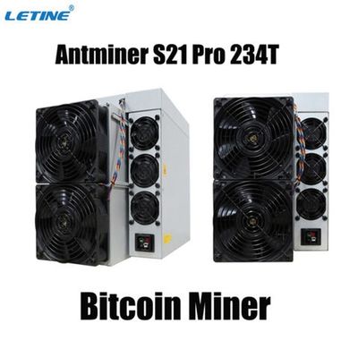 Νέο Bitmain Asic Antminer S21 Pro 234T 15J/T Bitcoin Miner S21 200T Μηχανή εξόρυξης