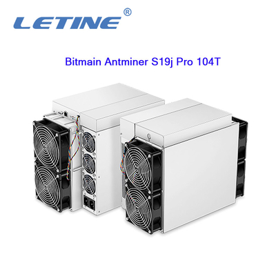 ΥΠΈΡ 104T Sha-256 BTB Aisc Miner3068W Hashrate 104T Bitmain ανθρακωρύχος Asic Antminer S19J