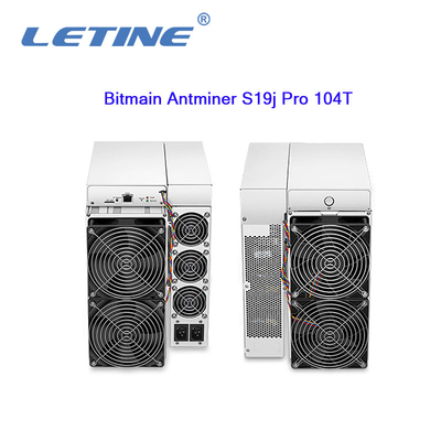 ΥΠΈΡ 104T Sha-256 BTB Aisc Miner3068W Hashrate 104T Bitmain ανθρακωρύχος Asic Antminer S19J