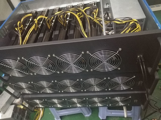 Μηχανή μεταλλείας μεταλλείας ETH LTC εγκαταστάσεων γεώτρησης μεταλλείας M06S 6GPU dogecoin