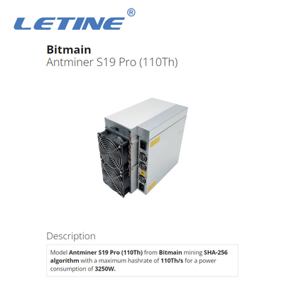 Ανθρακωρύχος S19j Pro+ 122T SHA 256 ανθρακωρύχος 3355W Bitcoin ανθρακωρύχων Bitmain BTC αλυσίδων φραγμών αλγορίθμου
