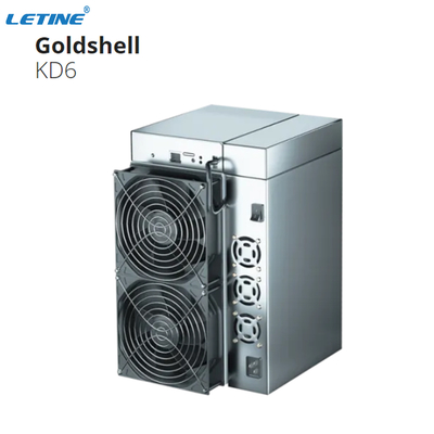 Τοπ ανθρακωρύχος Goldshell KD6 26.3Th/s Asic μεταλλείας κέρδους KDA με τη δύναμη 2630W