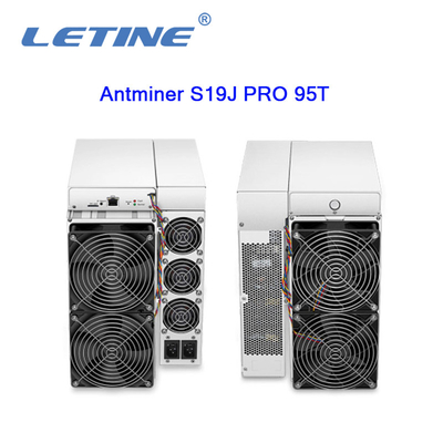 Ανθρακωρύχος S19j Pro+ 122T SHA 256 ανθρακωρύχος 3355W Bitcoin ανθρακωρύχων Bitmain BTC αλυσίδων φραγμών αλγορίθμου