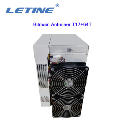 Bitmain Asic Antminer T17+64T T17+ 58T 61T 64T υψηλό - ανθρακωρύχος μηχανών μεταλλείας ποιοτικών από δεύτερο χέρι 3200W Bitcoin PSU Asic
