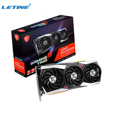Κάρτα γραφικών AMD Radeon Rx 6800 διακοσοπενηνταεξάμπιτες 69Mh/s ETH hashrate Rx 6900xt 6700xt τηλεοπτικές κάρτες xt 16Gb για την εγκατάσταση γεώτρησης μεταλλείας Gpu
