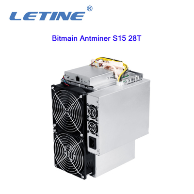 Antminer S15 (28ο) από Bitmain που εξάγει 2 αλγορίθμους 28Th/s για μια κατανάλωση ισχύος 1596W.
