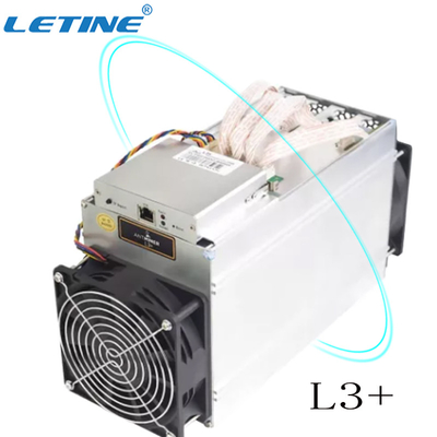 Ανθρακωρύχος Scrypt L3++ L3+ Asic μηχανών μεταλλείας Antminer L3+ 504Mh Bitmain