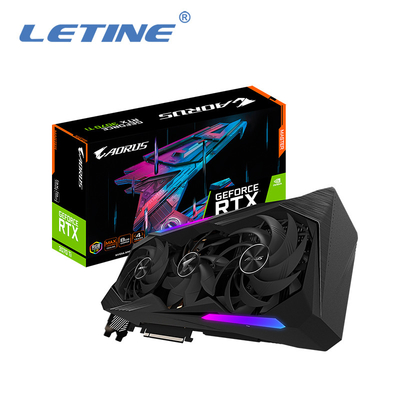 1875MHz Geforce Rtx 3070 κάρτα γραφικών GDDR6X διακοσοπενηνταεξάμπιτα 19000 MHZ Tj 8gb