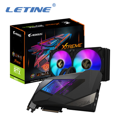 RTX 3080 Tj 10GB GDRR6X γραφική κάρτα RTX 3070 3080 3090 Gigebyte AORUS GeForce ανθρακωρύχων 384 μπιτ