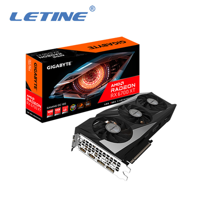 12G AMD Radeon Rx 6700 κάρτα γραφικών 192 μπιτ GDDR6 Oc-12GD Xt
